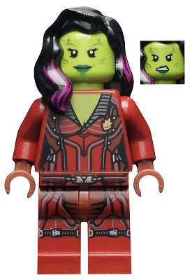 LEGO sh0124 Gamora, Dark Red Suit
