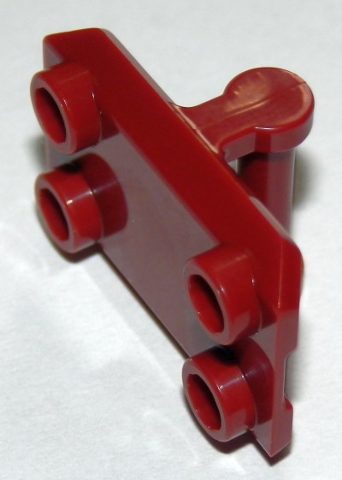 LEGO 30166 - Štít, Dark Red Plate, Modified 2 x 3 Inverted
