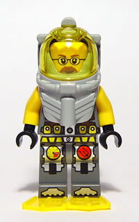 LEGO atl014 Atlantis Diver 6 - Jeff Fisher