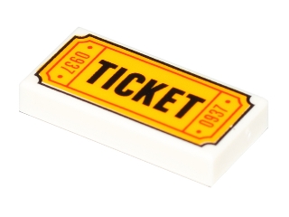 LEGO 3069bpb0584 - VSTUPENKA, TIKET
