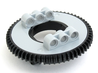 LEGO 18939c01 Technic Turntable 60 Tooth with Black Top 
