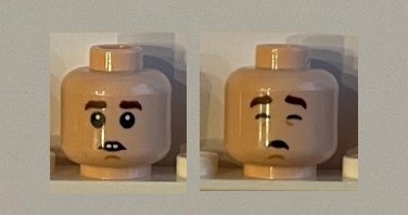 LEGO 3626cpb2734 - Obličej oboustranný