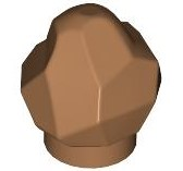 LEGO 35646 - Medium Nougat Rock 1 1/3 x 1 1/3 x 1