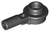 LEGO 32828 Black Bar 1L with 1 x 1 Round Plate with Hollow Stud