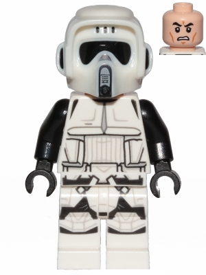 LEGO sw1007 Imperial Scout Trooper - Male, Dual Molded Helmet