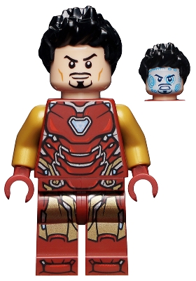 LEGO sh0731 Iron Man - Mark 85 Armor, Hair