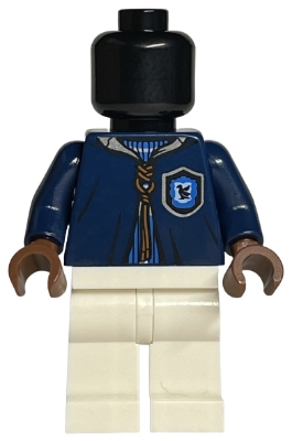 LEGO hp257 Mannequin - Quidditch Dark Blue Robe, Ravenclaw Crest