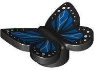 LEGO 80674pb03 Černý motýl s potiskem, Butterfly