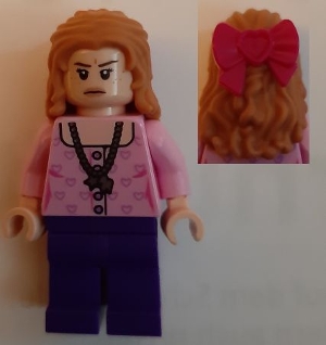 LEGO hp226 Lavender Brown - Bright Pink Blouse