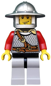 LEGO cas447 Kingdoms - Lion Knight Scale Mail with Chest Strap and Belt