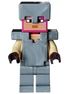 LEGO min146 Knight - Flat Silver Legs, Helmet, and Armor