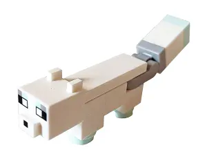 LEGO minefox03 Minecraft Fox, Arctic - Brick Built