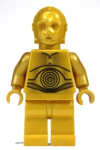 LEGO sw0161a C-3PO - Pearl Gold with Pearl Gold Hands