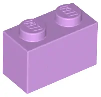 LEGO 3004 - Kstka 1x2 Medium Lavender