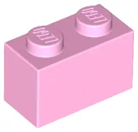 LEGO 3004 - Kostka 1x2 Bright Pink