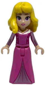LEGO dis153 Aurora - Dark Pink Dress