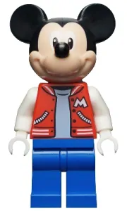 LEGO dis075 Mickey Mouse - Red Jacket with White Letter M
