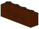 LEGO 3701 - Reddish Brown Technic, Brick 1 x 4 with Holes