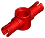 LEGO 87082 Red Technic, Pin 3L with Friction Ridges
