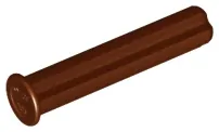 LEGO 24316 Reddish Brown Technic, Axle 3L with Stop