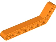 LEGO 32271 Orange Technic, Liftarm 1 x 9 Bent (7 - 3) Thick