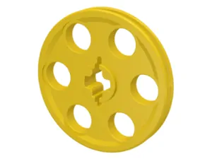 LEGO 4185 - Yellow Technic Wedge Belt Wheel (Pulley)