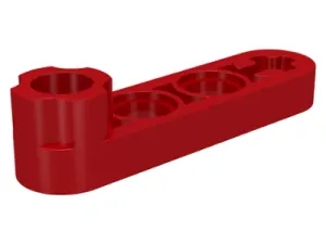 LEGO LEGO 2825 - Red Technic, Liftarm 1 x 4 Thin with Stud Connector
