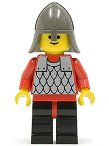 LEGO cas148 Scale Mail - Red with Red Arms