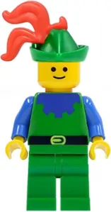 LEGO cas133 Forestman - Blue, Green Hat