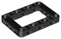 LEGO 64179 - Black Technic, Liftarm, Modified Frame Thick 5 x 7 Open Center