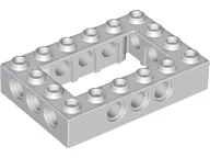 LEGO 32531 Light Bluish Gray Technic, Brick 4 x 6 Open Center