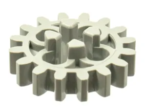 LEGO 4019 - Light Bluish Gray Technic, Gear 16 Tooth