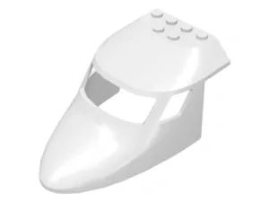 LEGO 87613 - Kokpit letadla, Aircraft Fuselage - zažloutlé