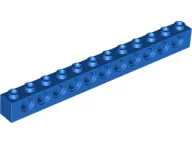 LEGO 3895 - Blue Technic, Brick 1 x 12 with Holes