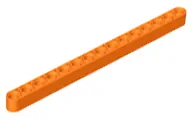 LEGO 32278 - Orange Technic, Liftarm Thick 1 x 15