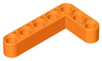 LEGO 32526 - Orange Technic, Liftarm, Modified Bent Thick L-Shape 3 x 5