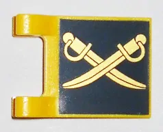 LEGO 2335pb107 Vlajka šavle, Flag 2 x 2