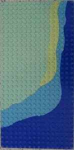 LEGO 3857px1 Baseplate 16 x 32 with Beach Pattern