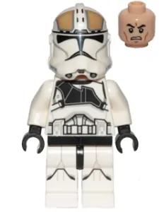 LEGO sw0837 Clone Trooper Gunner (Phase 2) - Scowl