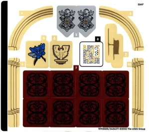 LEGO 76413stk01 Sticker Sheet for Set 76413