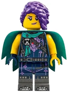 LEGO drm009 Zoey - Dark Turquoise Cape