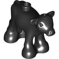 LEGO 5150pb02 - Černé telátko, Calf Baby Cow