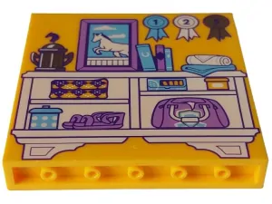 LEGO 59349pb324 Panel s potiskem 1 x 6 x 5