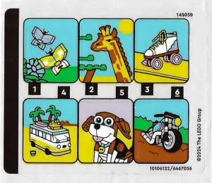 LEGO 31147stk01 Sticker Sheet for Set 31147