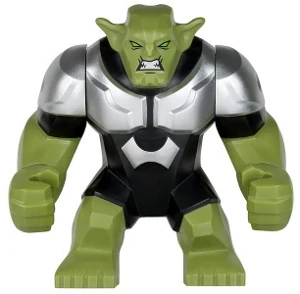 LEGO sh0102 Green Goblin - Olive Green Skin, Large Figure
