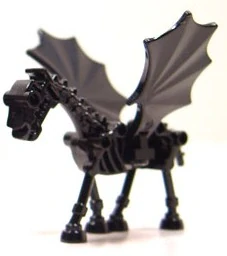 LEGO thestral01 Horse, Skeletal with Wings