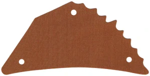 LEGO 86297 - Dark Orange Cloth Sail Triangular with Tattered Edge (Ewok Glider Wing)