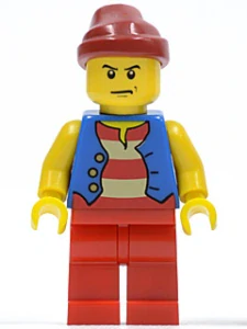 LEGO pi144 Pirate Blue Vest