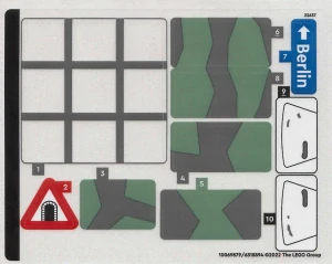LEGO 77012stk01 Sticker Sheet for Set 77012