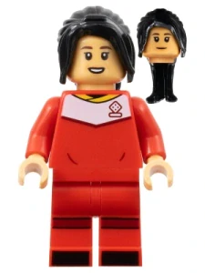 LEGO soc158 Yuki Nagasato - Red Soccer Uniform